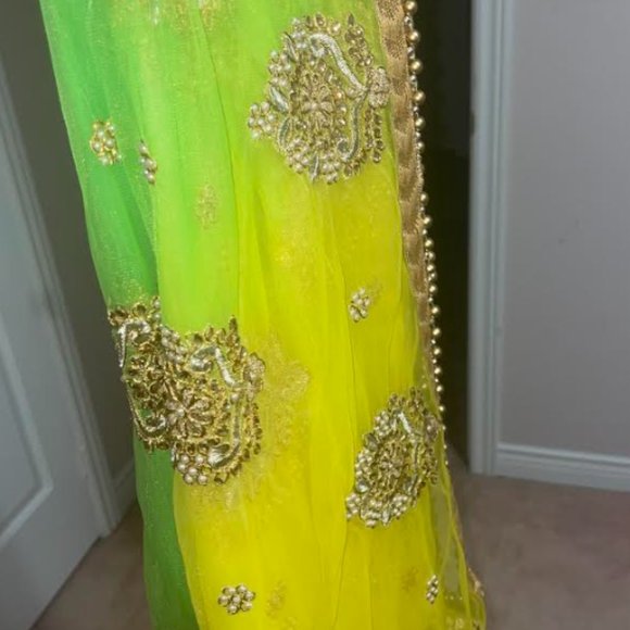 Colorful Lehenga, Indian party wear, Indian dress - Picture 4 of 4